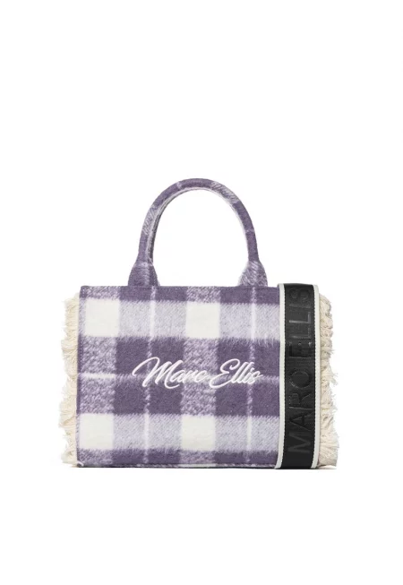 Ръчна чанта Seraphina Plus с мъхеста материя