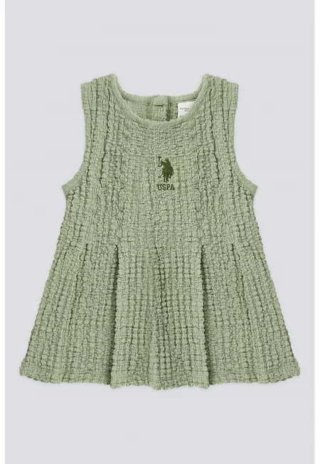 Разкроена релефна рокля