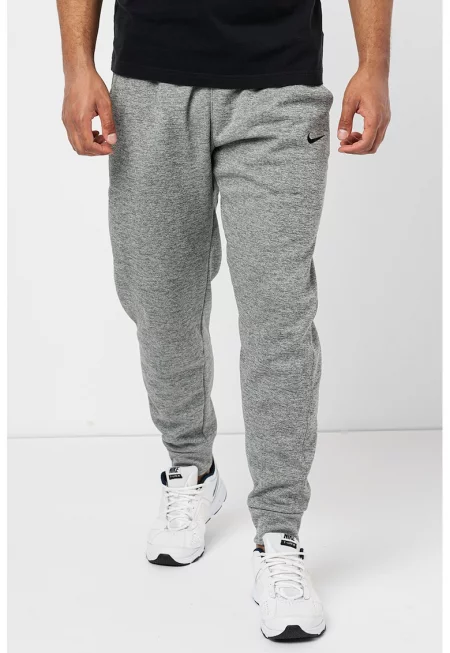 Скосен фитнес панталон с лого