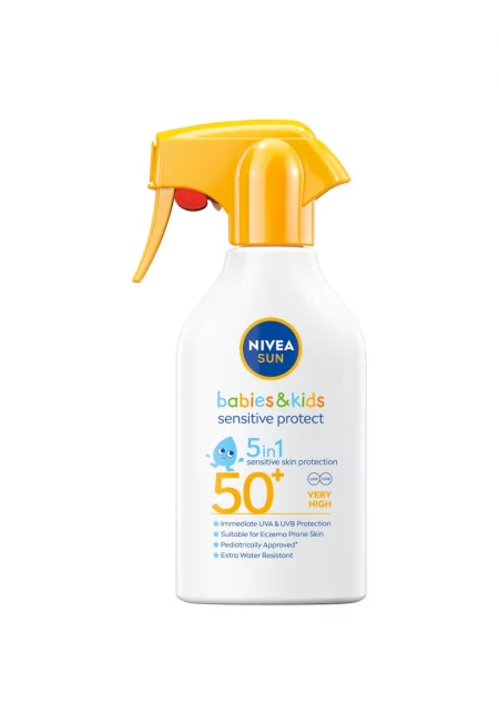 Слънцезащитен лосион за деца  Sun Kids Sensitive Protect & Care - SPF 50+