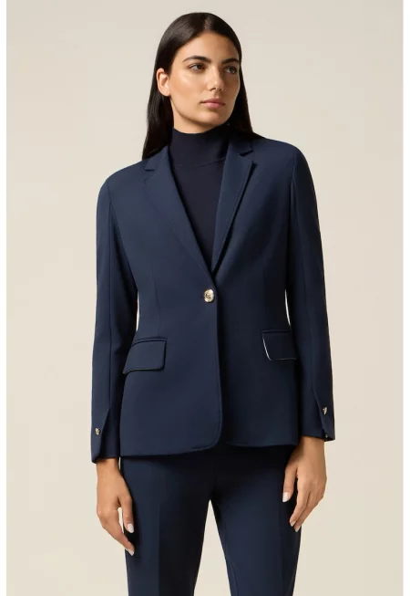 Слим сако - Тъмносин