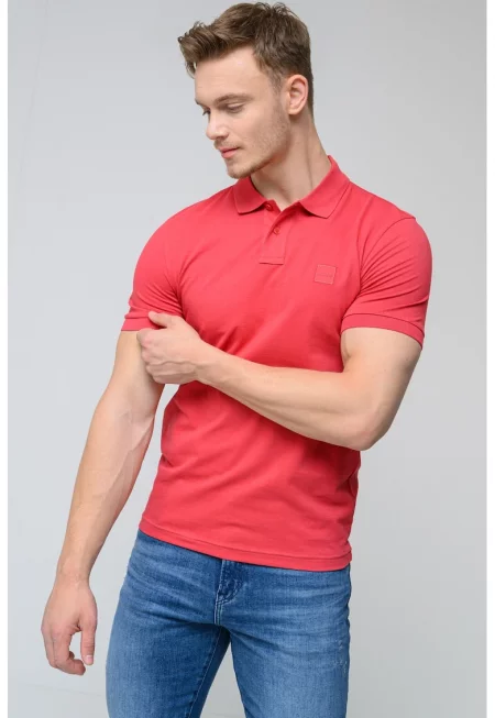 Слим тениска Passenger с яка