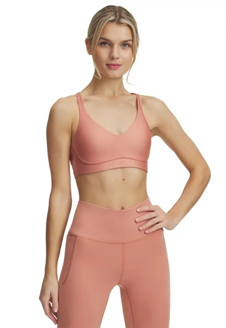 Спортен сутиен Infinity 2.0 с подплънки - Розова сьомга