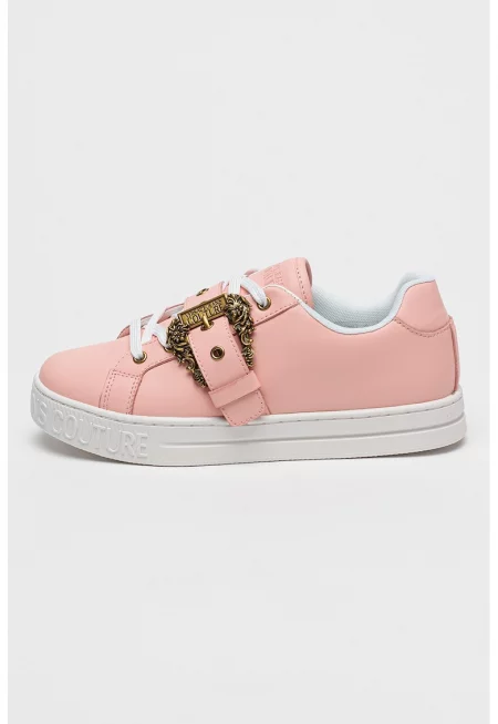 Спортни обувки Court 88 с тока - Жълт/Розова сьомга