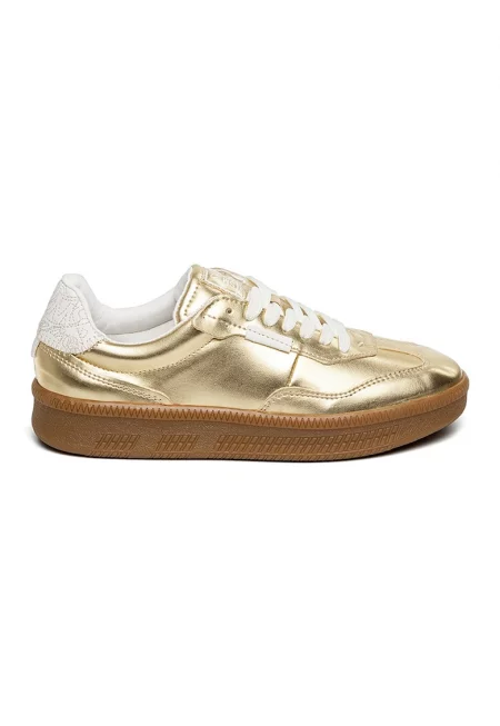 Спортни обувки Euphoria с връзки - Бял/Златист