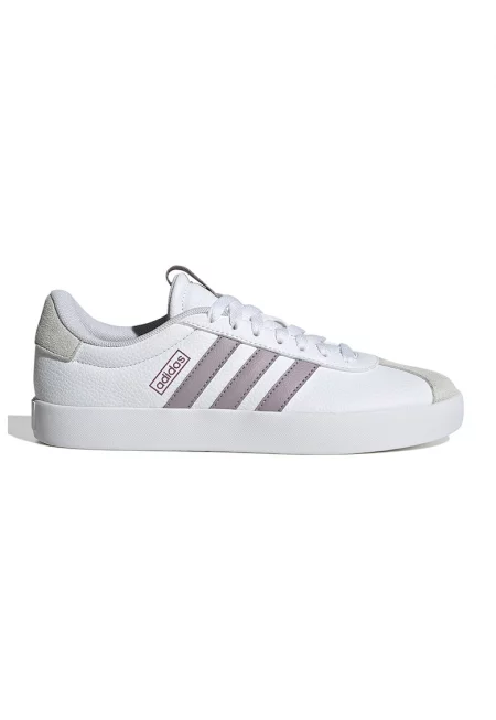 Спортни обувки VL Court 3.0 с велур - Бял/Сив