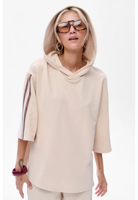 Суичър свободен с ръкави до средата на ръката Cossa