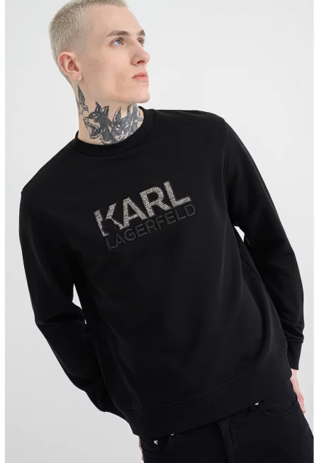 Суитшърт с бродирано лого