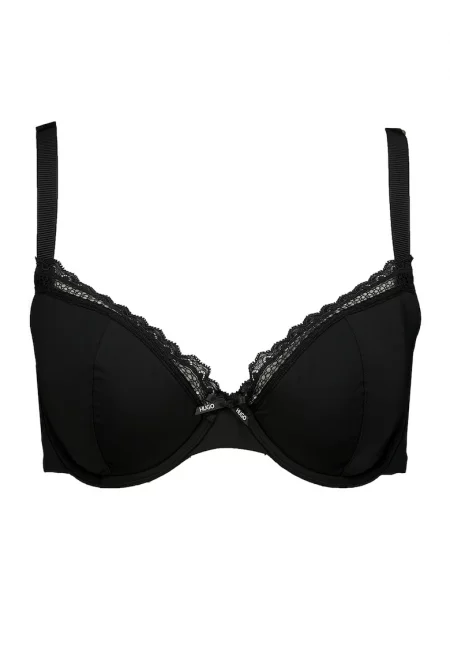 Сутиен с дантела - Черен