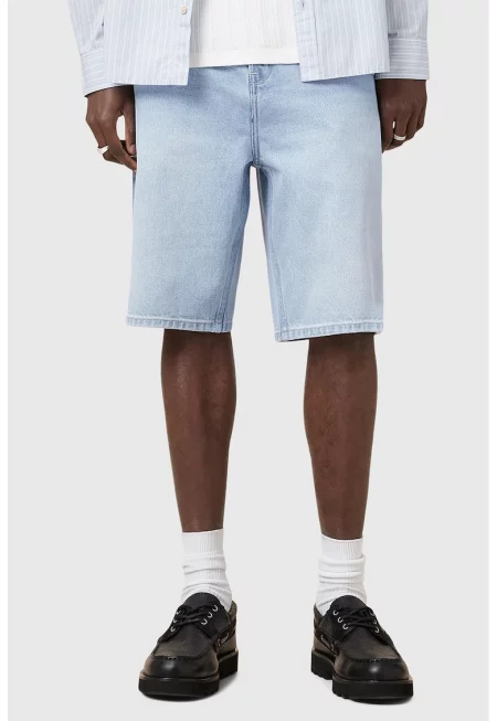 Свободни къси дънки Alva - Светлосин