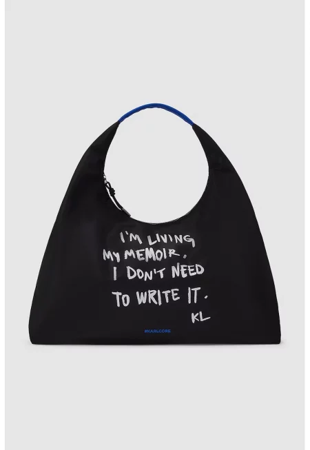 Текстилна чанта с надпис