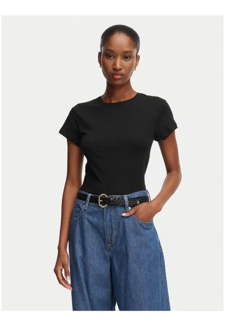 Тениска  CO SLUB SLIM SS TEE-WW0WW48702-BDS