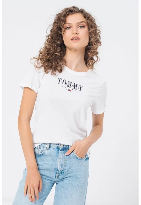 Тениска с органичен памук с лого