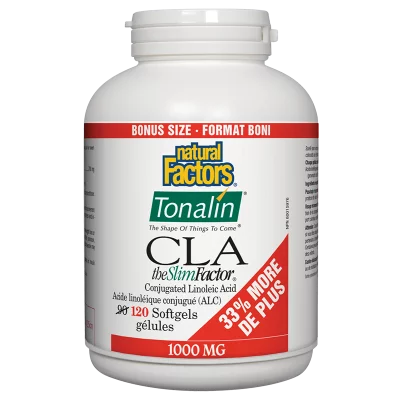 Tonalin® CLA the Slim Factor® / Тоналин® КЛА 1000 mg, 120 софтгел капсули
