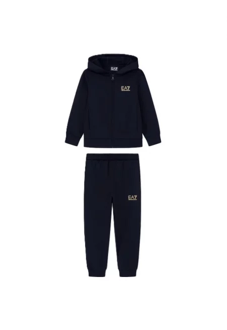 Тренировъчен  TRAIN CORE ID BOY T-SUIT HOODIE FZ CH COFT CC-7B000031-AF10380-MC004