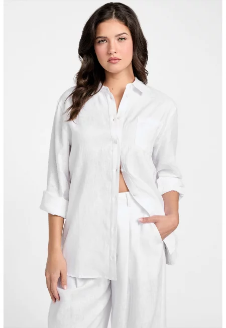 Уголемена ленена риза