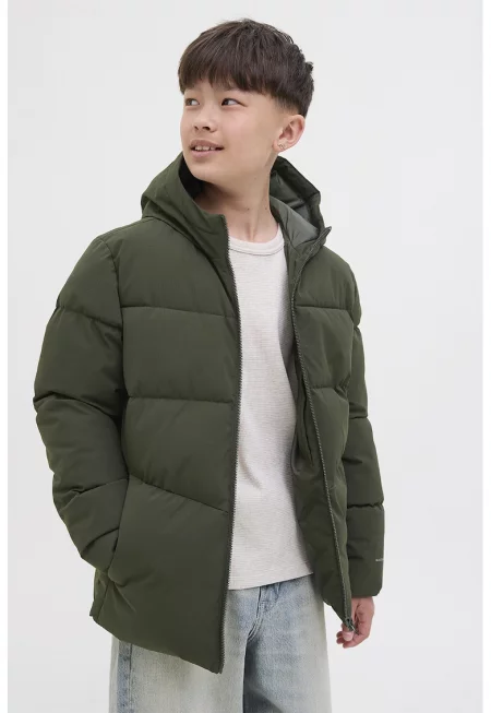 Ватирано зимно яке с джобове