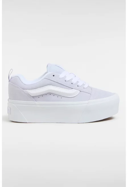 Велурени спортни обувки Knu Stack - Лилав/Бял