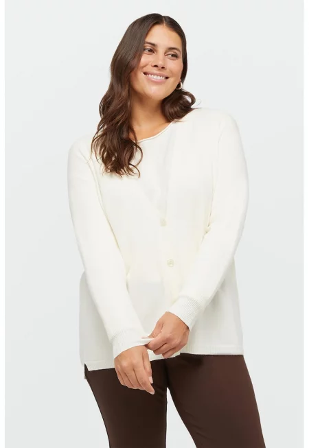 Жилетка с копчета - Бял