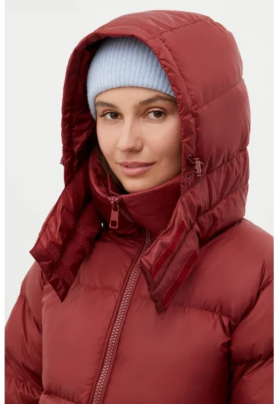 Зимно пухено яке с качулка