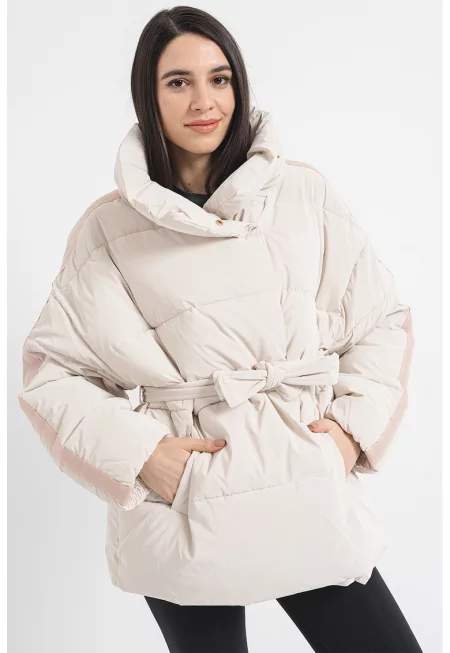 Зимно ватирано яке с висока яка