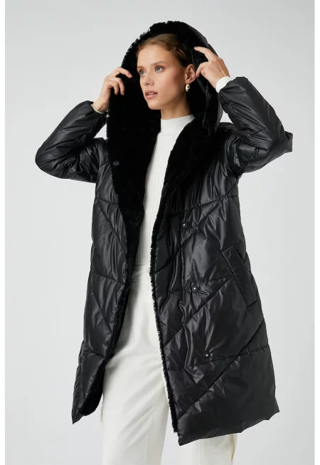 Зимно яке с качулка