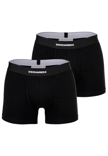 Боксери с памук - 2 чифта - Черен