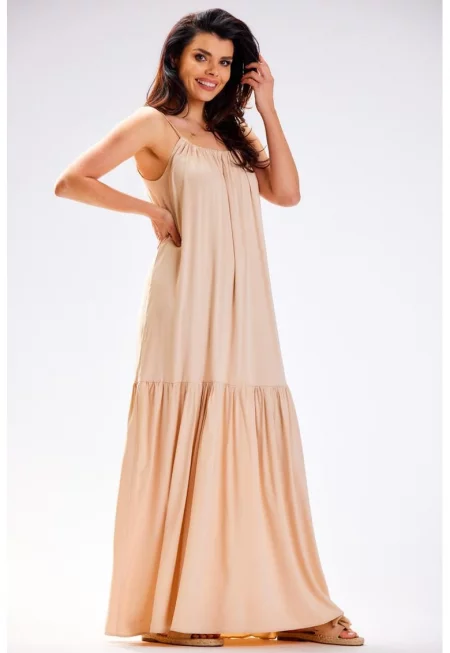 Дълга рокля без ръкави A582