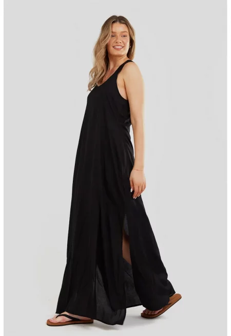 Дълга рокля Penelope с цепки встрани