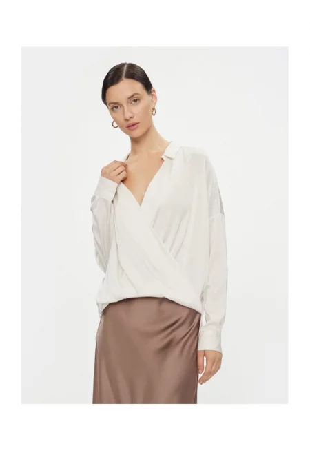 Дамска блуза - Империал - 303585174 - Полиестер - Бежов - Бежов