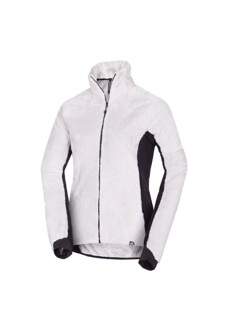 Дамска поларена блуза Мелиса светлозеленочерна - Многоцветен