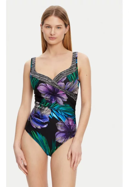 Дамски бански костюм -  305152619 - Полиамид/Еластан - 40 - Многоцветен