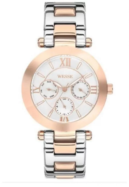 Дамски часовник  WWL101104 - 36мм - розово-златист/сребрист - кварцов механизъм - 5 ATM
