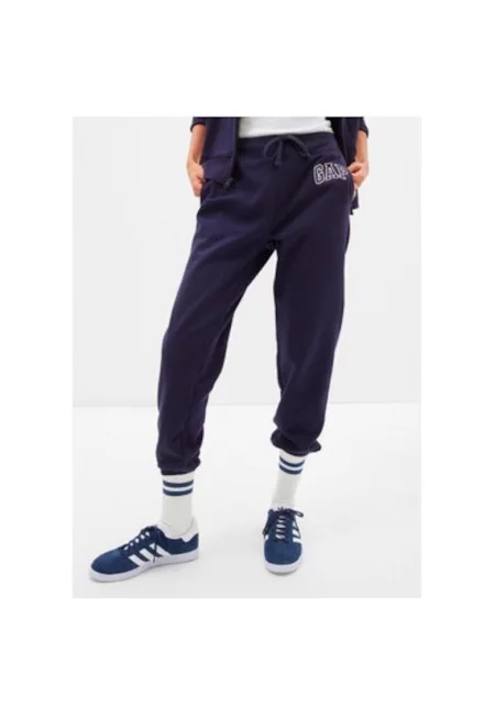 Дамски панталон -  303615499 - Памук - Син