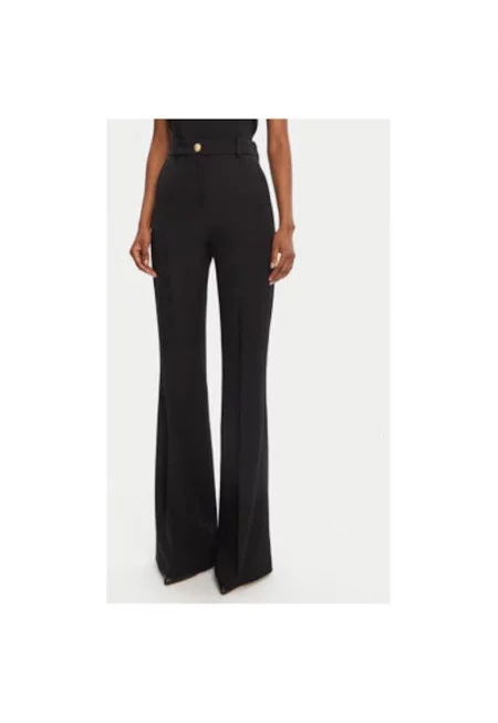 Дамски панталон -  305313799 - Вълнен - Черен