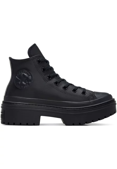 Дамски спортни обувки  Chuck Taylor All Star с грайферна кожена платформа