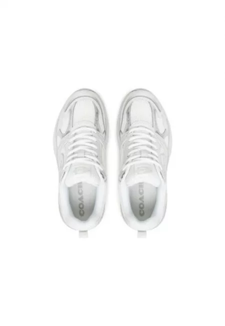 Дамски спортни обувки  Текстил - Бял