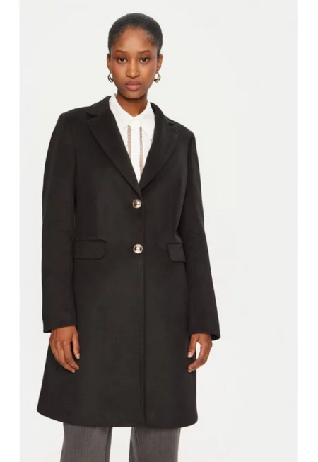 Дамско палто -  304959141 - Полиестер - Черно - Черен