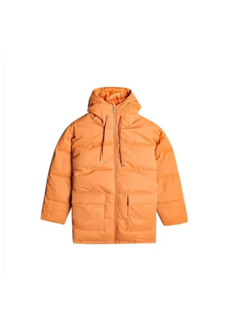 Дамско яке -  Памук/Найлон - Полиестер - Оранжев