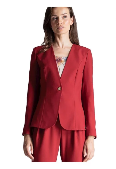 Дамско яке -  полиестер - червено