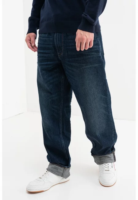 Дънки деграде с лиосел - Тъмносин