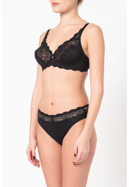 Дантелен сутиен Amourette - Черен