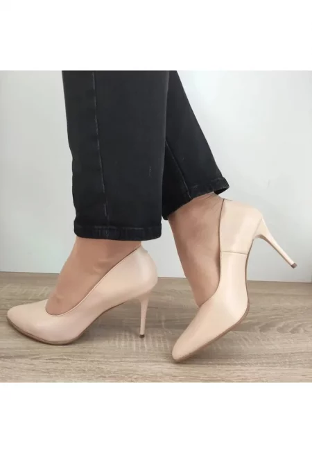 Елегантни дамски обувки  3527 Beige - Бежови