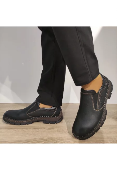 Ежедневни мъжки обувки  12272-00 черни - 40 - черни