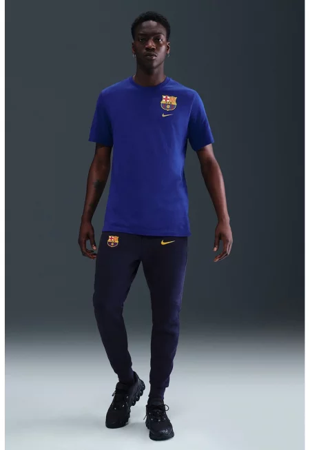 Футболен панталон FC Barcelona с връзка - Жълт/Ултрамарин синьо/Tъмносив