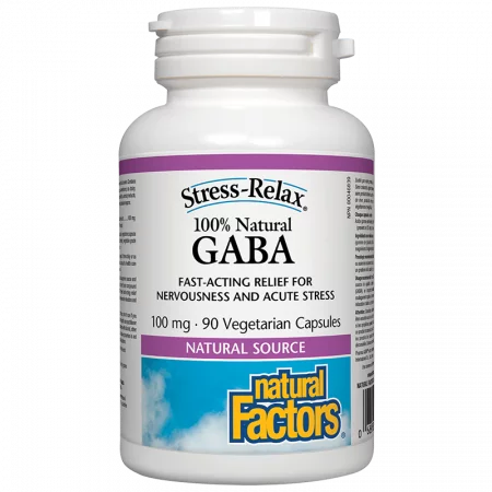 GABA 100% Natural/ Гама-АминоБутирова Киселина 100 mg х 90 капсули