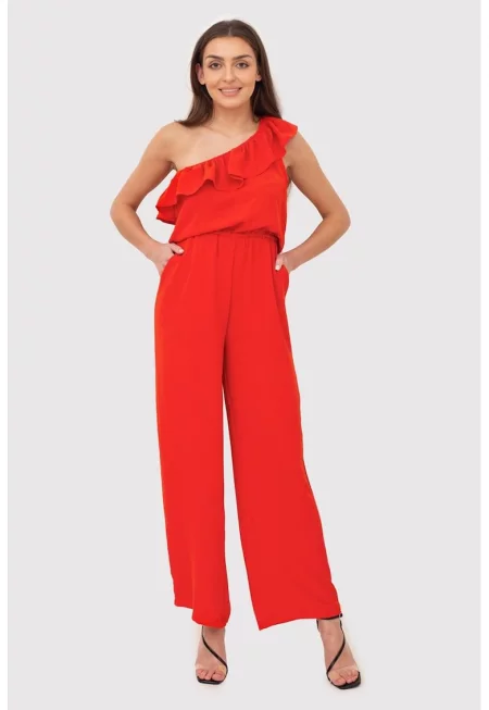 Гащеризон с едно рамо с волани - PA612