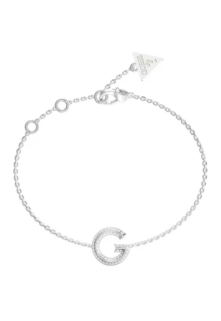 Гривна от неръждаема стомана с кристали - Сребрист