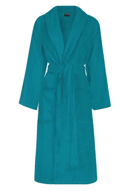 Халат за баня -  Cappuccio - памук - син - L/XL