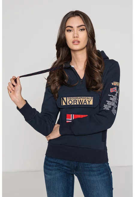 Худи Gymclass с връзка и бродирано лого